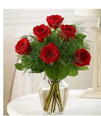 Six Red Roses