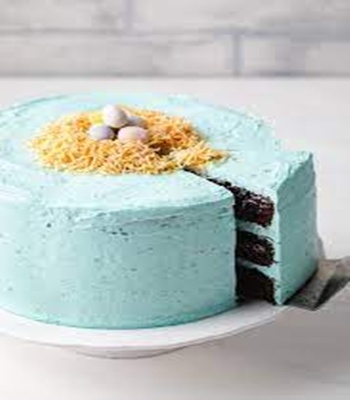 Blue Chocolate Cake