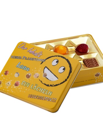 Box of Happiness Chocolate Gift Tin - Exquisite Handmade Chocolates (75g)