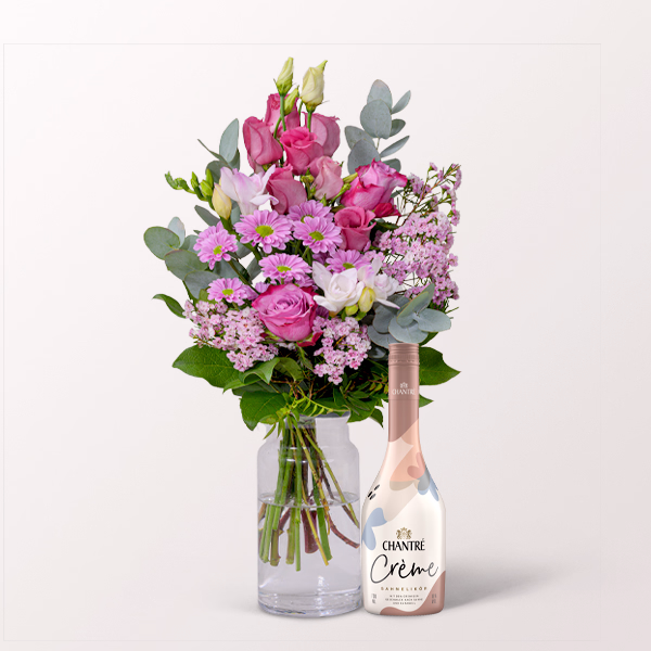 Celebration Mixed Pink Flowers Arrangement