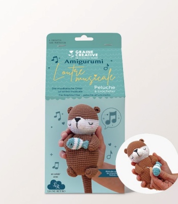 Crochet Kit: Otter with Music