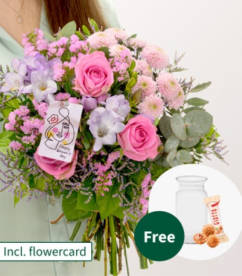Happy Women's Day Flower Bouquet
