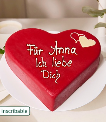 I Love You Cake