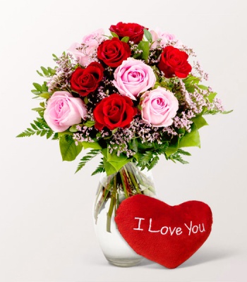 "I Love You" Flower Bouquet