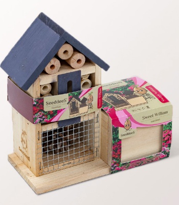 Insect Hotel with Sweet William Seeds