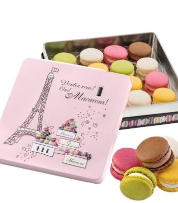 Macaron's gift box "Voulez Vous"