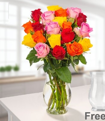 Mix Rose Bouquet - 20 Assorted Roses