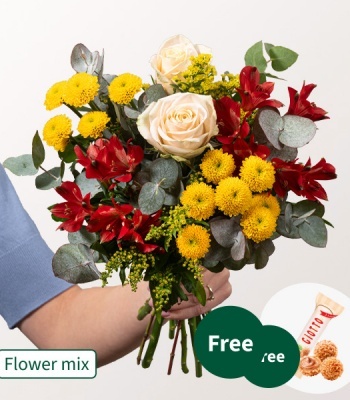 Mother's Day Radiance Mixed Flower Bouquet