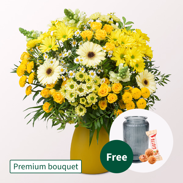 Premium Sunny Festival Flower Bouquet