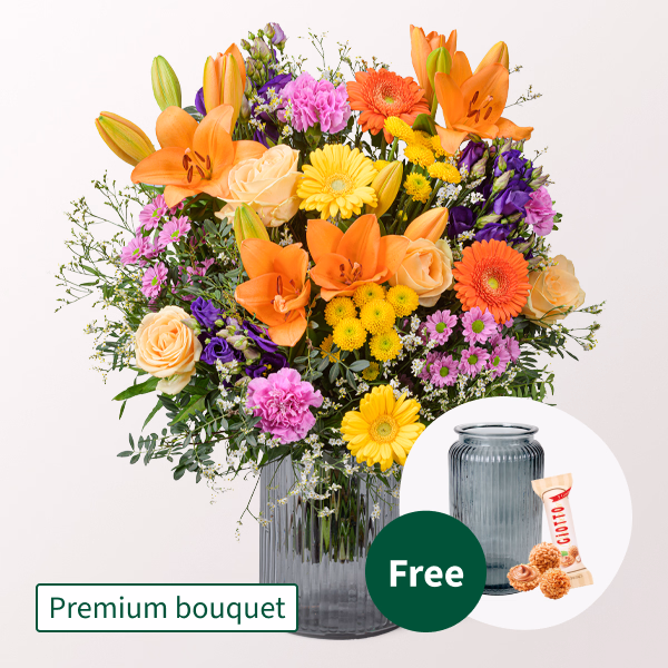 Premium Sunshine Happiness Flower Bouquet