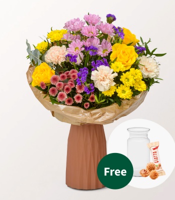 Summer Sunshine Rose Bouquet