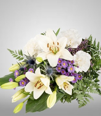 Sympathy Flower Bouquet Sacred Blessings