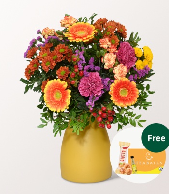 Vibrant Autumn Flower Arrangement