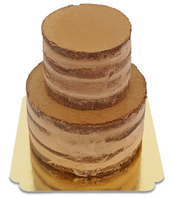 Wedding Cake - Naked Chocolate Cake 2 Tier