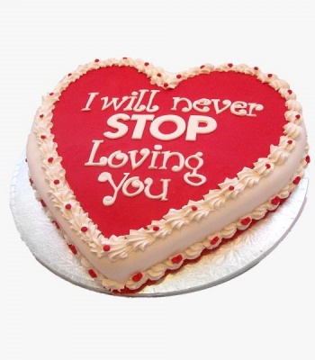 I Love You Cake