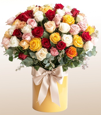 Birthday Roses Arrangement