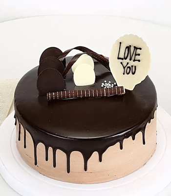 Chocolate Cake - Love You Valentine