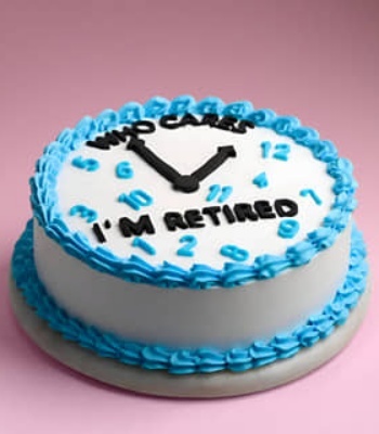 Joyful Retirement Cake