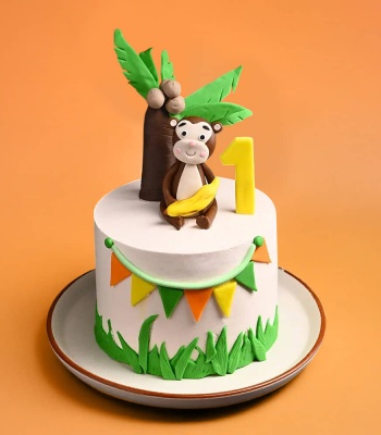 Mischievous Monkey s Cake