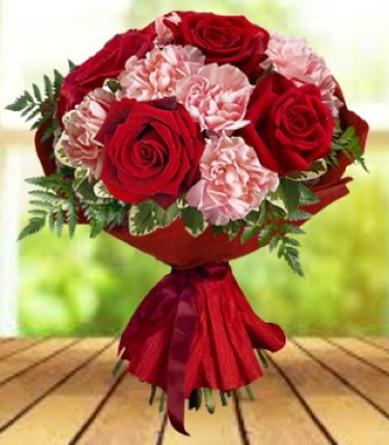 Rose and Carnation Bouquet