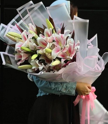 Rose And Orchid Flower Box