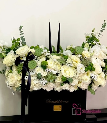 white flower centerpieces
