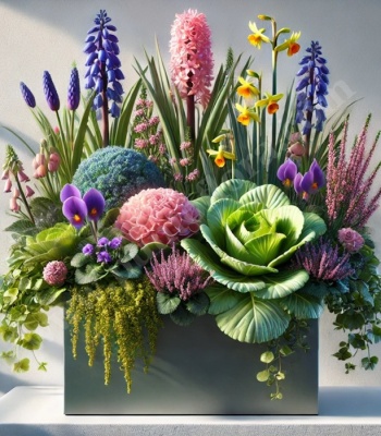 Flowering Balcony - Mixed Spring Plants for Balcony