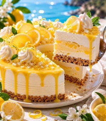 Gelato Lemon Cake