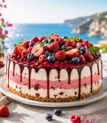 Mixed Berry Cake