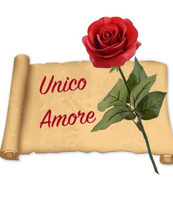 Red Rose & Poetry - Stabilized Red Rose with Handwritten Love Poem