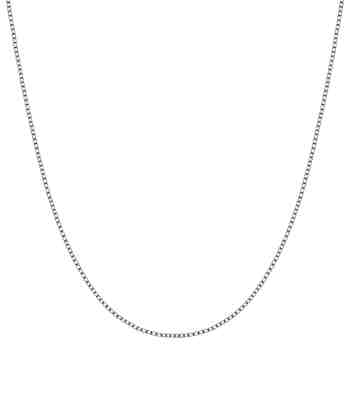 925 Sterling Silver Brilliant Box Chain For Women