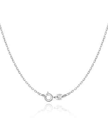 Flat Link 925 Sterling Silver Chain For Women