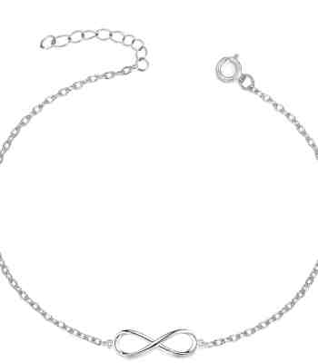 Infinity Anklet In 925 Sterling Silver | Eternal Design