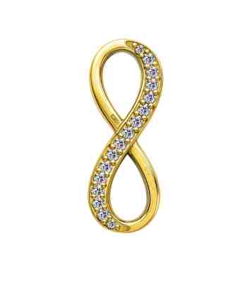 Limitless Infinity Pendant With Chain | Gold-Plated Sterling Silver