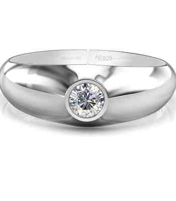 Rise American Diamond Ring | Adjustable 925 Sterling Silver