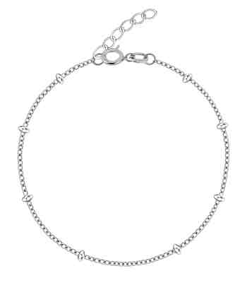 Satellite Chain Bracelet In 925 Sterling Silver For Women