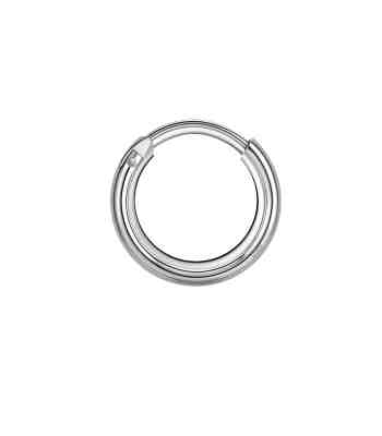 Silver Hoops For Men | Thick 925 Sterling Silver Hoop Earrings