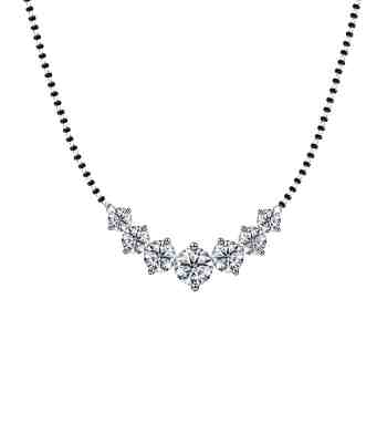 Starry Constellation Mangalsutra Necklace In 925 Sterling Silver