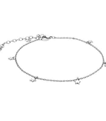 Starry Dangle Anklet In 925 Sterling Silver For Women