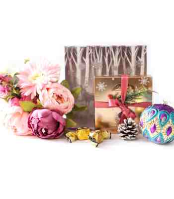 Christmas Flowers & Chocolate Gift Hamper