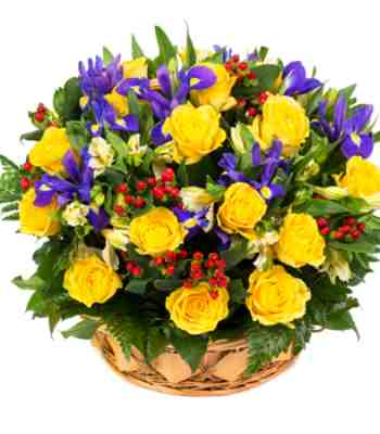 Congratulations Flower Basket