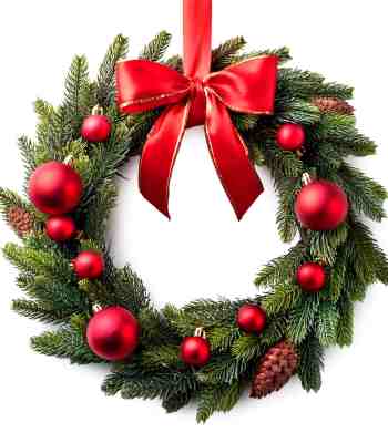 Traditional Christmas Pine Wreath