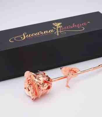 Rose Gold Dipped Rose