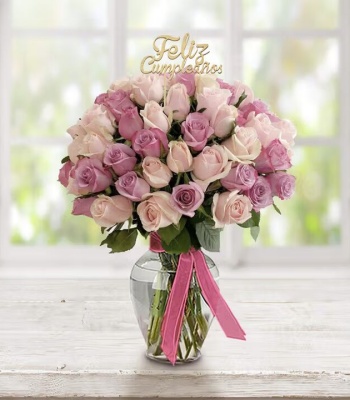 36 Pastel Roses Bouquet