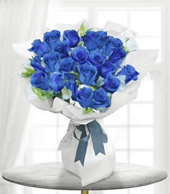 Bouquet of Blue Roses