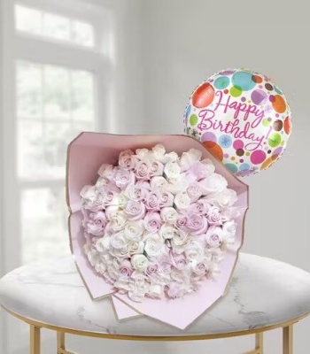 Colorful Birthday Flower Bouquet