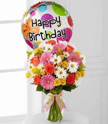 Happy Birthday Flower Bouquet