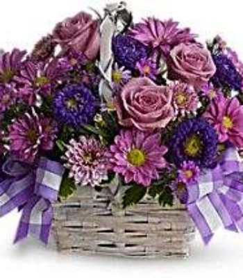 Spring Floral Basket