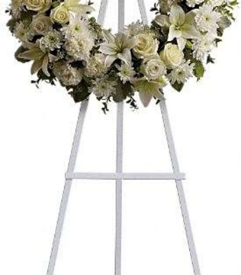 Standing Funeral Wreath