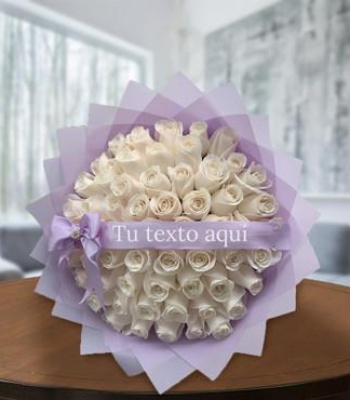 Three Dozen White Roses Bouquet
